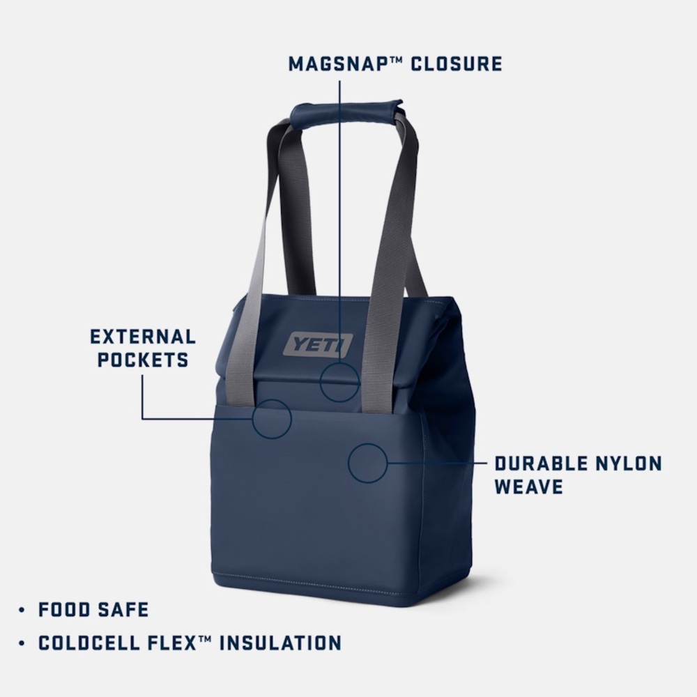 YETI 14L Insulated Tote Bag in Limited Edition Color: Cherry Blossom - Picture 12 of 12